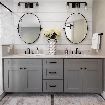 Tocador de baño de Shaker Gray
