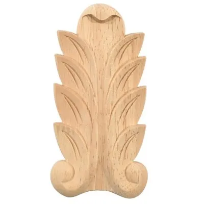 Tallado en madera de hoja de acanto